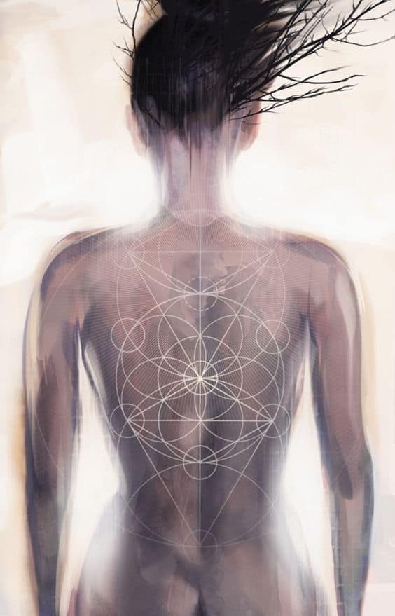 artwork by Melissa Martinez called Getting to know… Tree of Life, sacred geometry