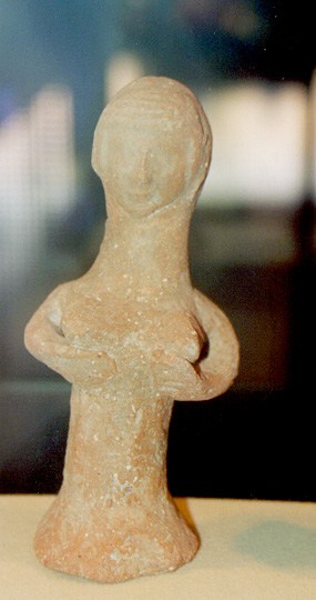Pillar figurine of the goddess Asherah